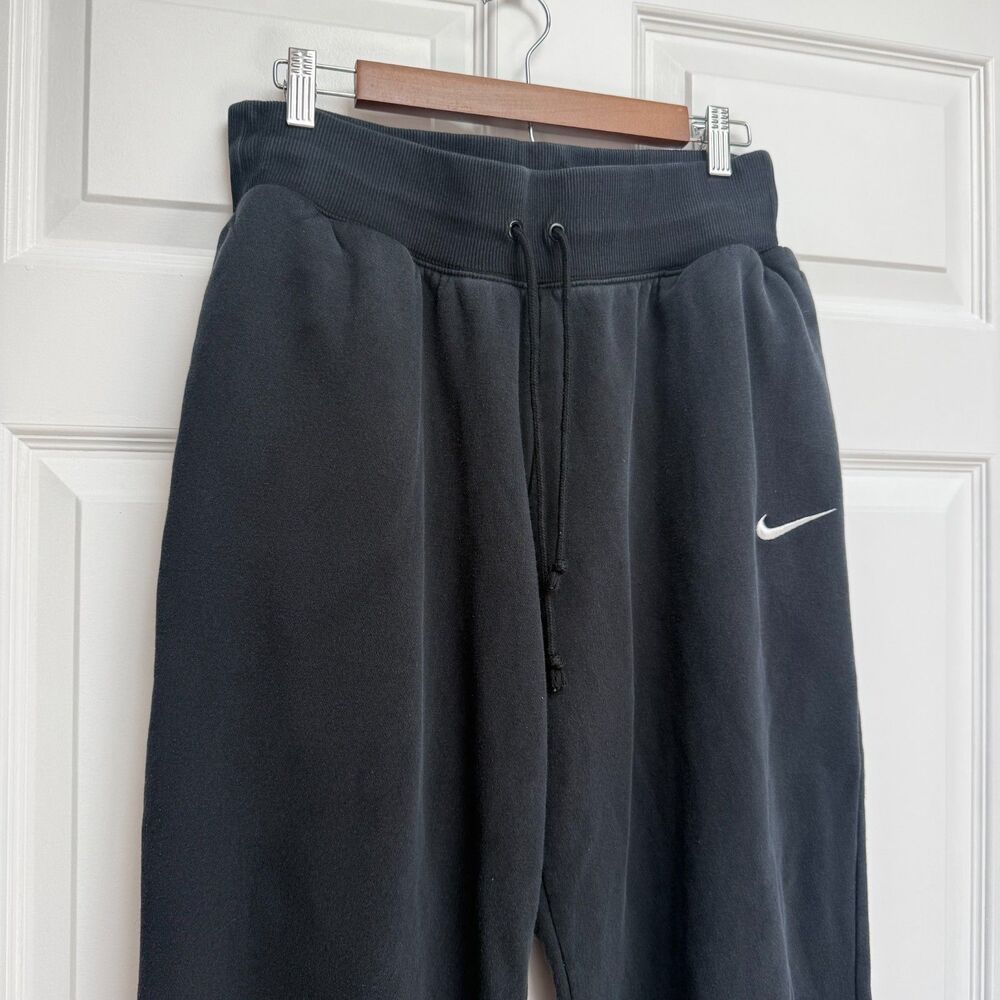 Nike Sportswear Phoenix Fleece High-Waisted Joggers Womens Size M Black DQ5887-0 - Picture 3 of 10